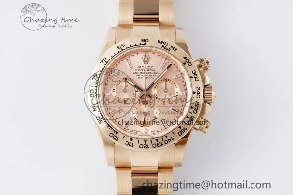 Daytona 116505 BTF 1:1 Best Edition RG Crystal Dial on RG Bracelet SA4130