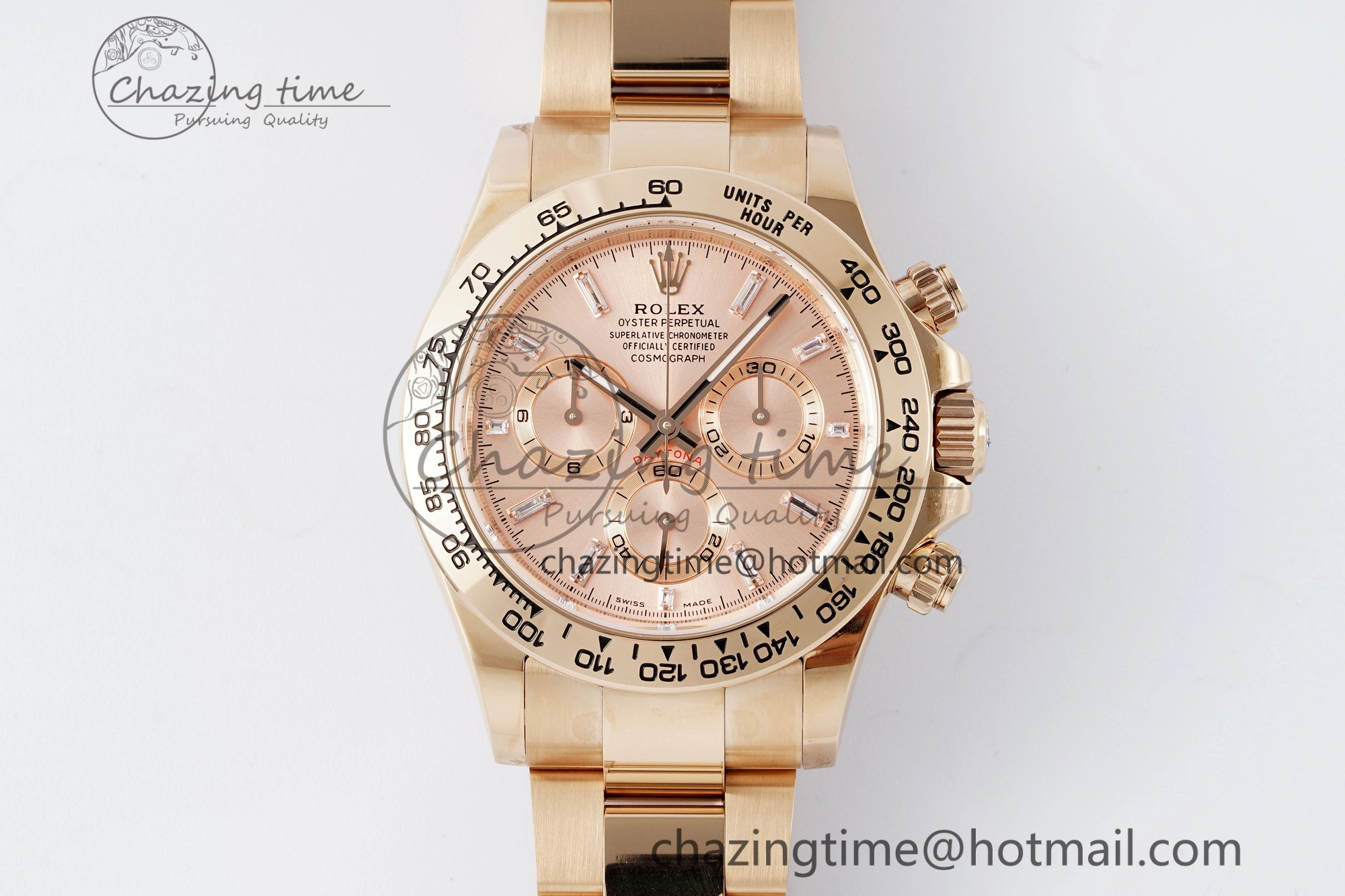 Daytona 116505 BTF 1:1 Best Edition RG Crystal Dial on RG Bracelet SA4130