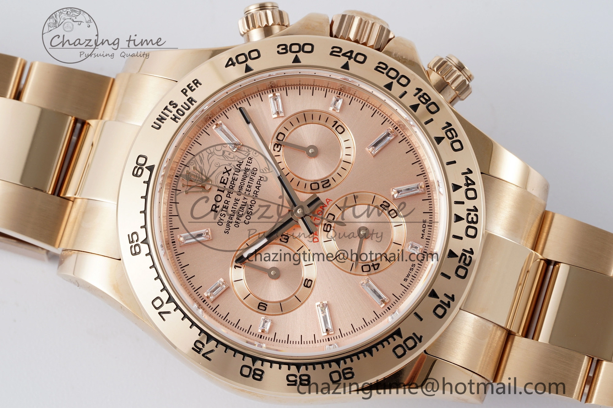 Daytona 116505 BTF 1:1 Best Edition RG Crystal Dial on RG Bracelet SA4130