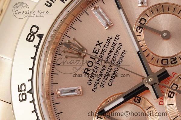 Daytona 116505 BTF 1:1 Best Edition RG Crystal Dial on RG Bracelet SA4130