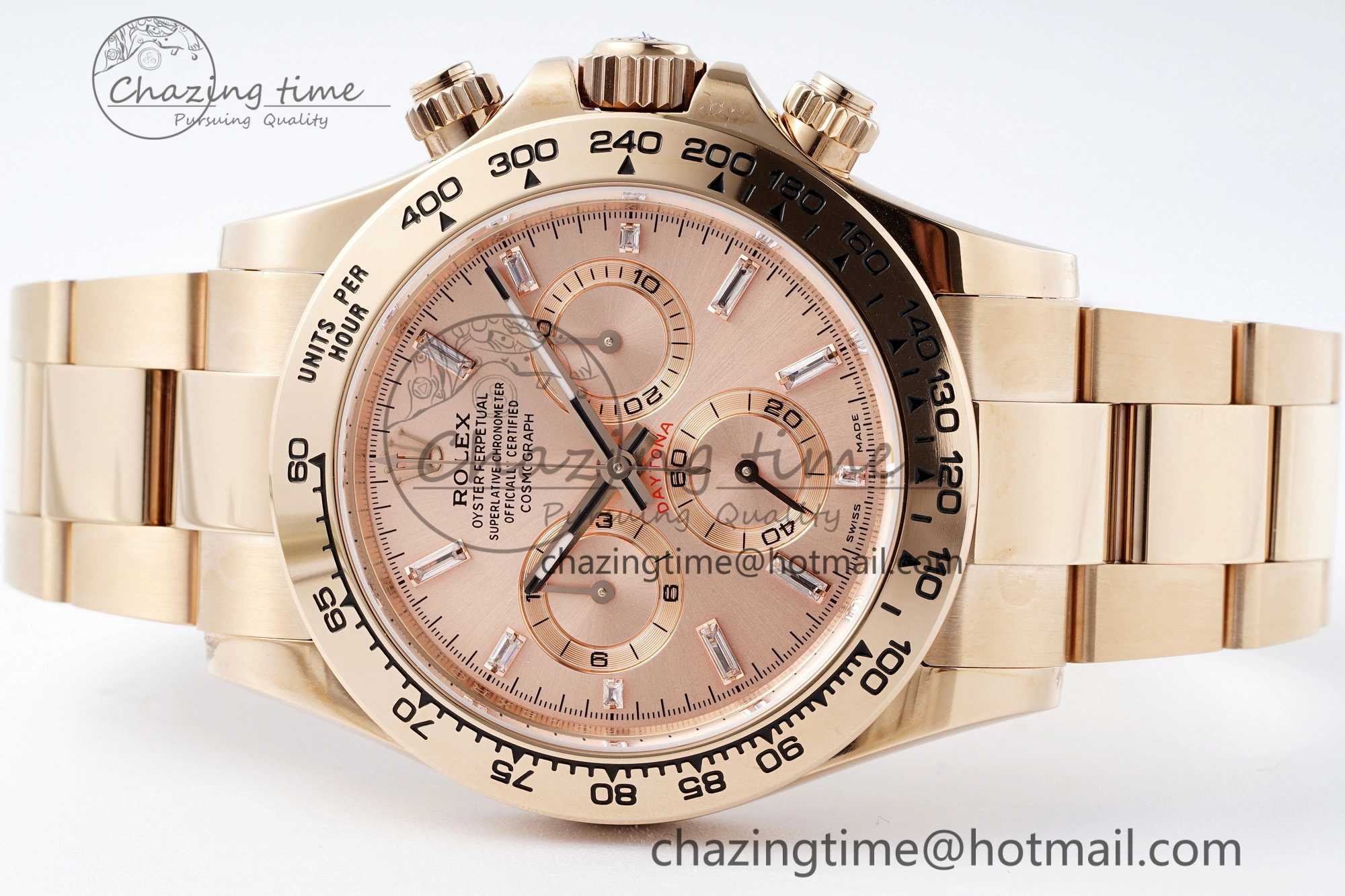 Daytona 116505 BTF 1:1 Best Edition RG Crystal Dial on RG Bracelet SA4130