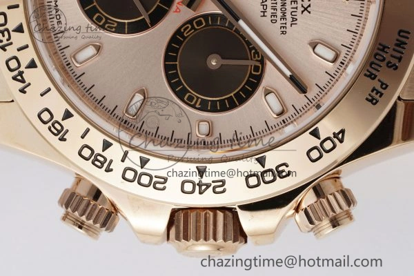 Daytona 116505 BTF 1:1 Best Edition RG Black Dial on RG Bracelet SA4130