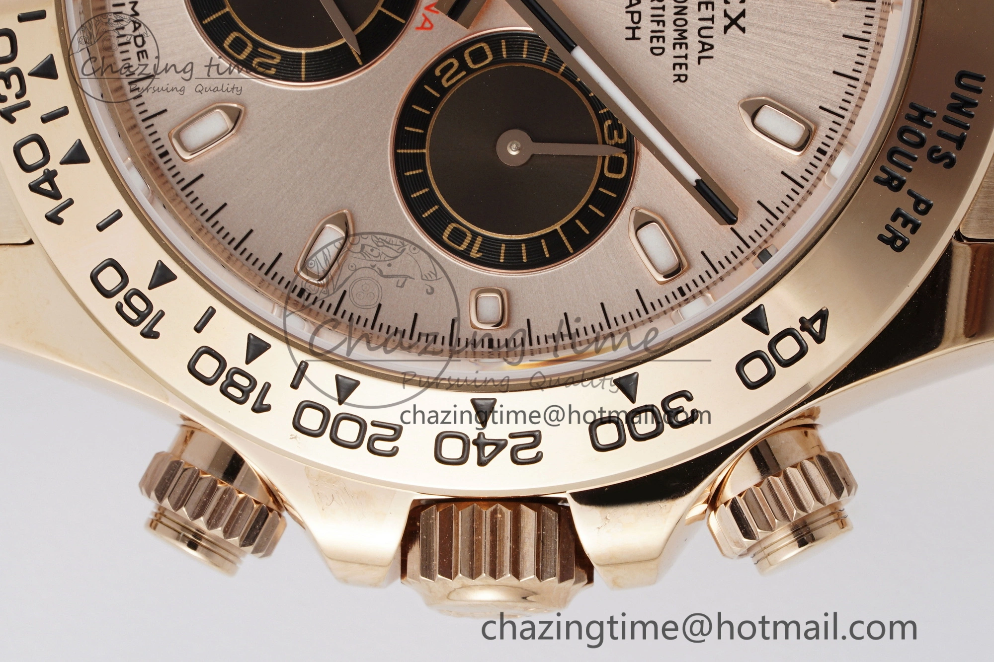 Daytona 116505 BTF 1:1 Best Edition RG Black Dial on RG Bracelet SA4130