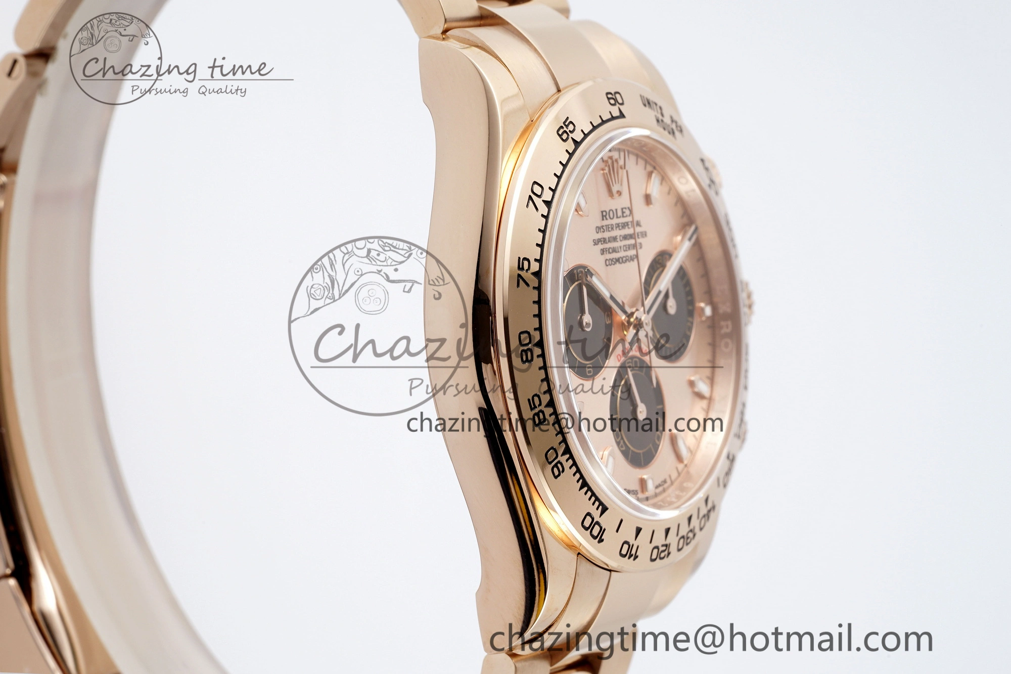Daytona 116505 BTF 1:1 Best Edition RG Black Dial on RG Bracelet SA4130