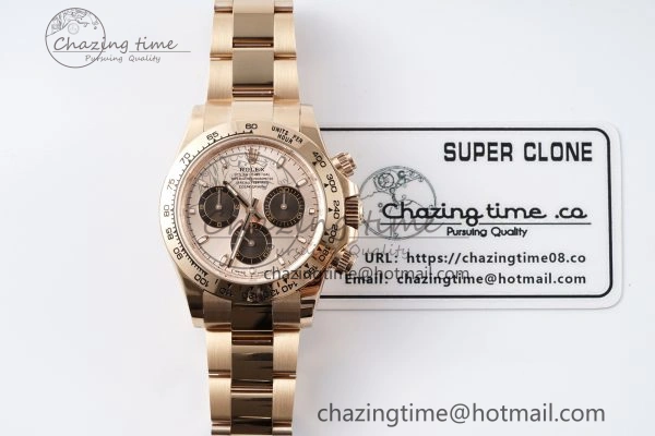 Daytona 116505 BTF 1:1 Best Edition RG Black Dial on RG Bracelet SA4130