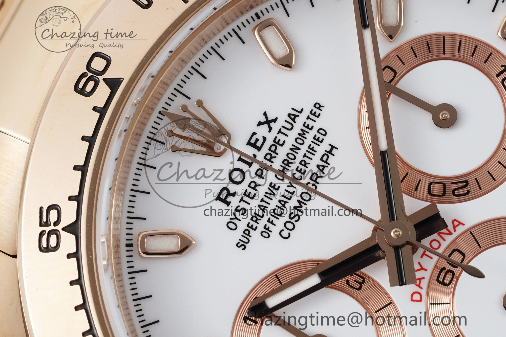 Daytona 116505 BTF 1:1 Best Edition White Dial on RG Bracelet SA4130