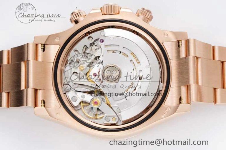 Daytona 116505 Clean 1:1 Best Edition Chocolate Dial Black Markers on RG Bracelet SA4130 V2