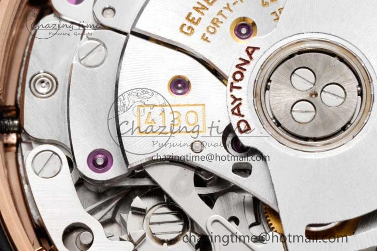 Daytona 116505 Clean 1:1 Best Edition Chocolate Dial Black Markers on RG Bracelet SA4130 V2