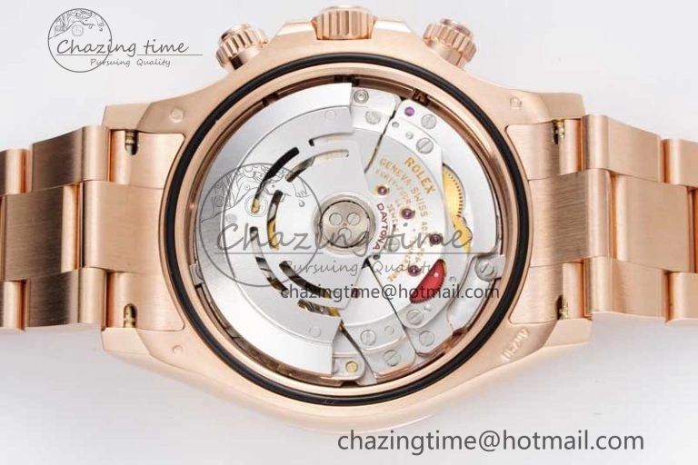 Daytona 116505 Clean 1:1 Best Edition Chocolate Dial Black Markers on RG Bracelet SA4130 V2