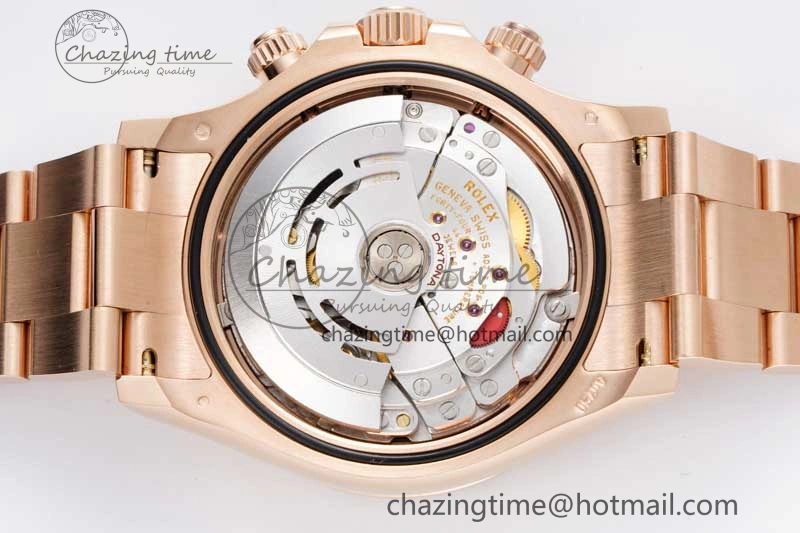 Daytona 116505 Clean 1:1 Best Edition Chocolate Dial Black Markers on RG Bracelet SA4130 V2