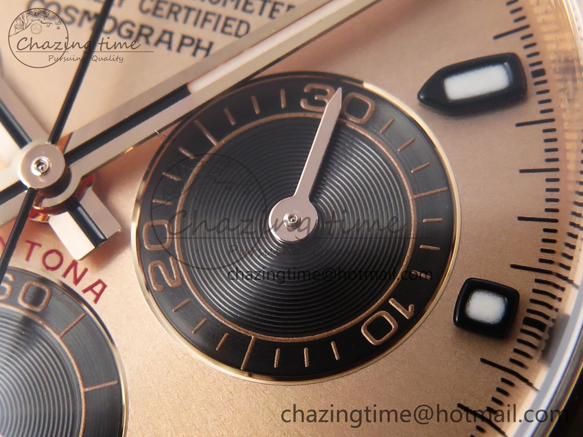 Daytona 116505 Clean 1:1 Best Edition RG Dial Black Markers on RG Bracelet SA4130 V2