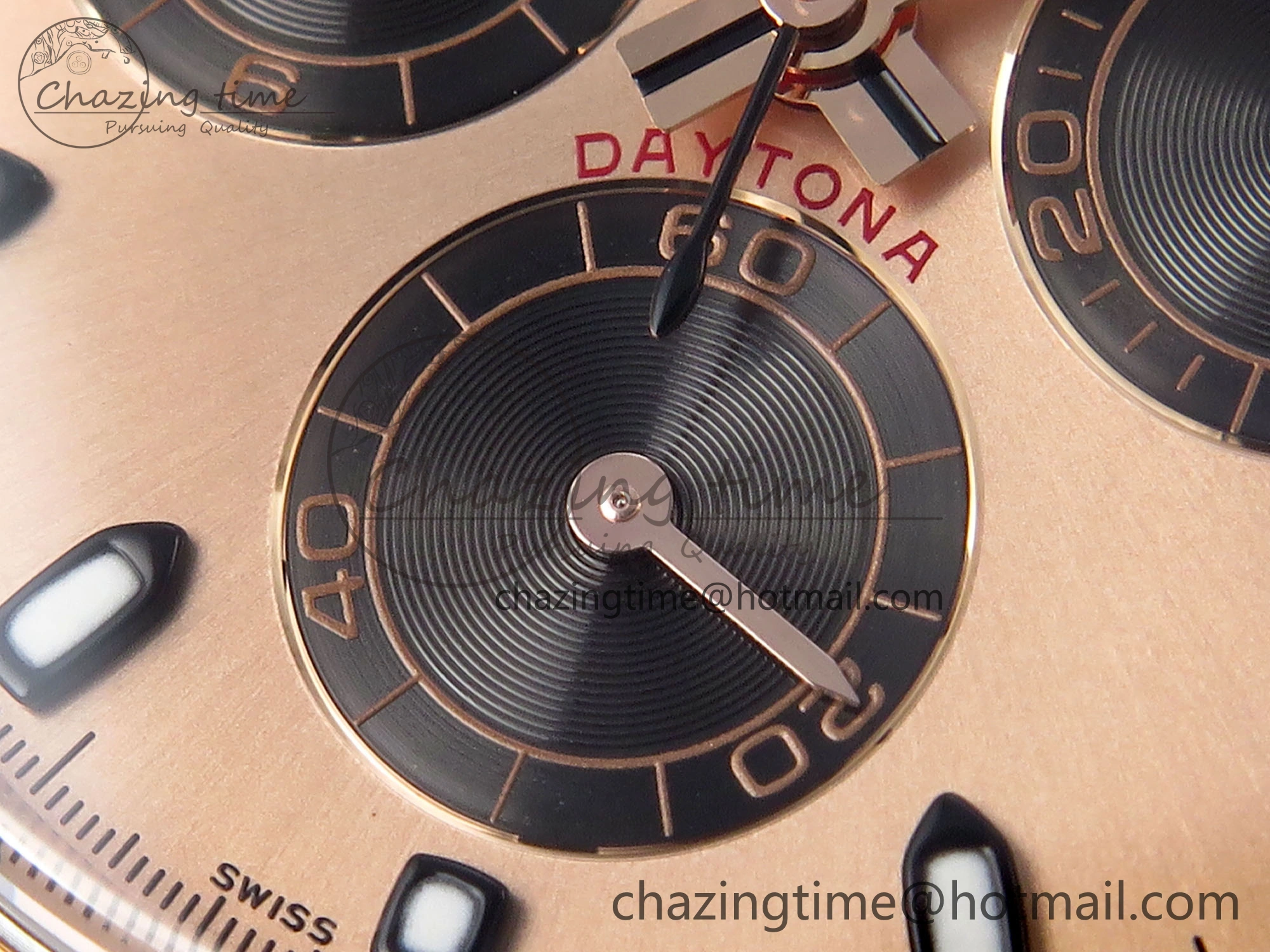 Daytona 116505 Clean 1:1 Best Edition RG Dial Black Markers on RG Bracelet SA4130 V2
