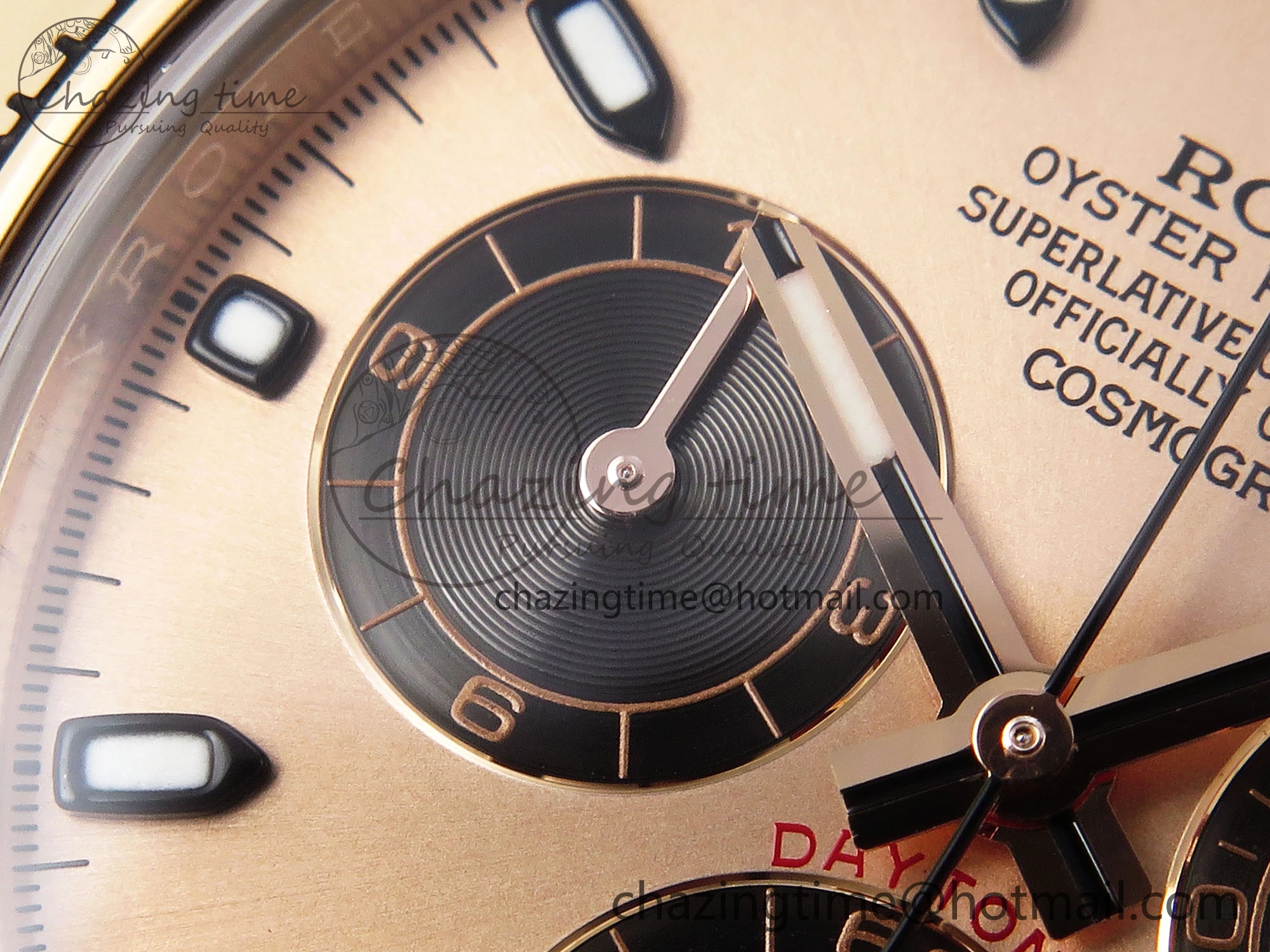 Daytona 116505 Clean 1:1 Best Edition RG Dial Black Markers on RG Bracelet SA4130 V2