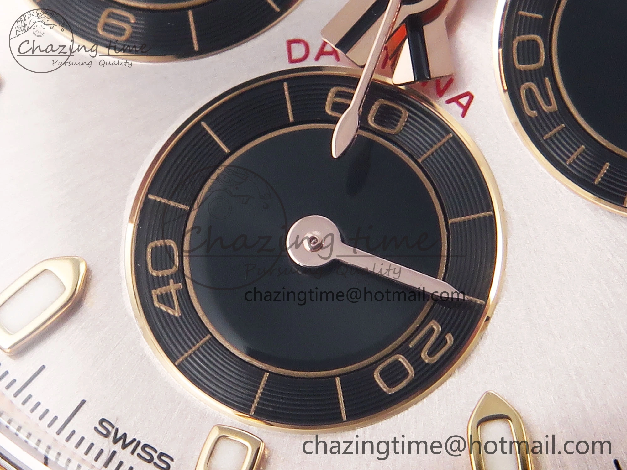 Daytona 116505 Clean 1:1 Best Edition Silver Dial RG Markers on RG Bracelet SA4130 V2