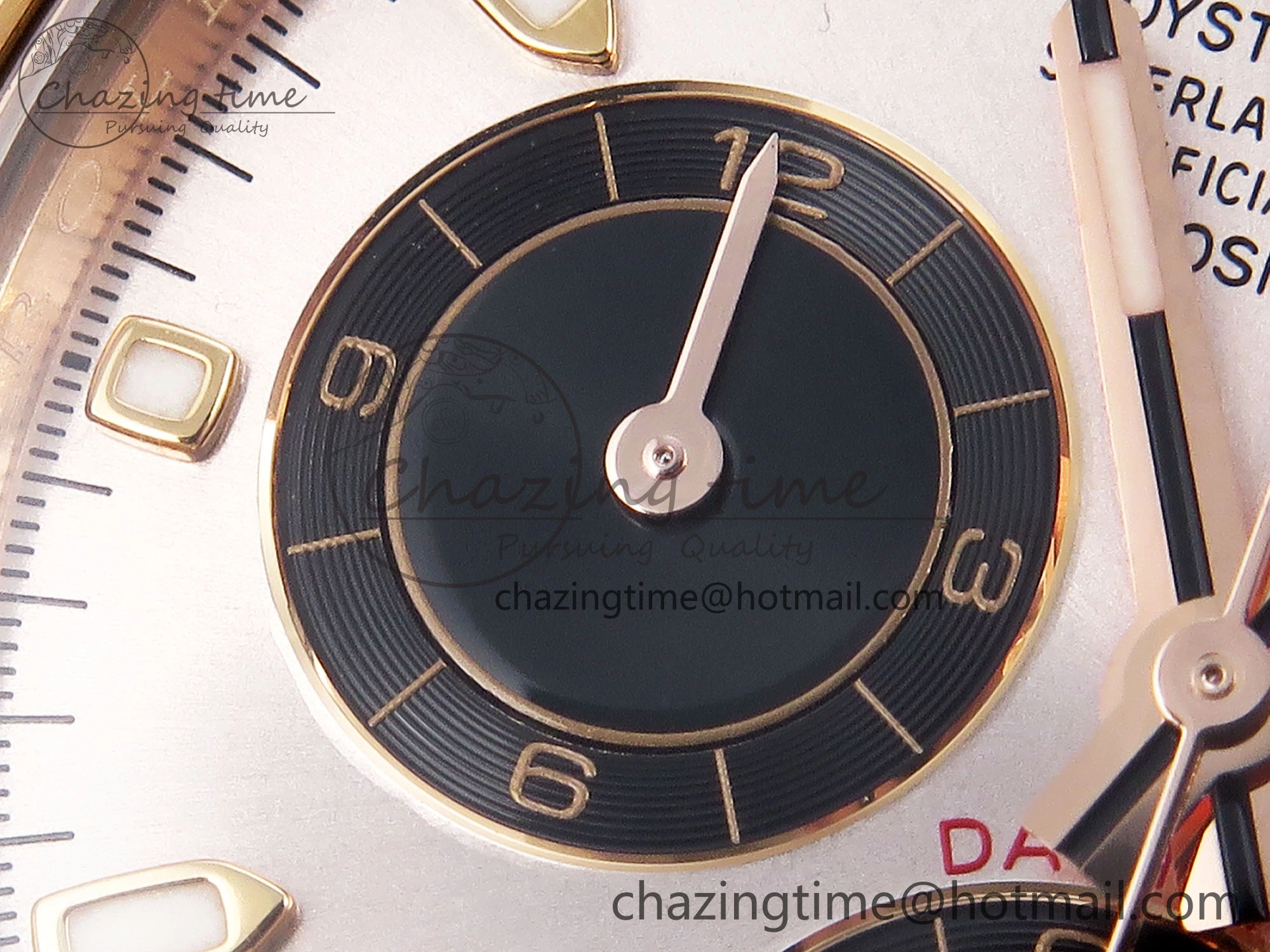 Daytona 116505 Clean 1:1 Best Edition Silver Dial RG Markers on RG Bracelet SA4130 V2