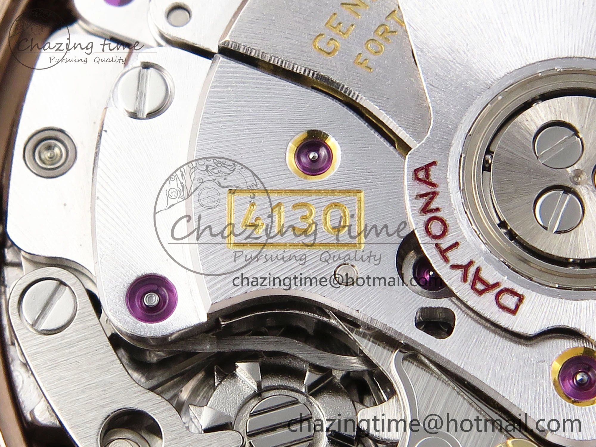 Daytona 116505 Clean 1:1 Best Edition Silver Dial RG Markers on RG Bracelet SA4130 V2