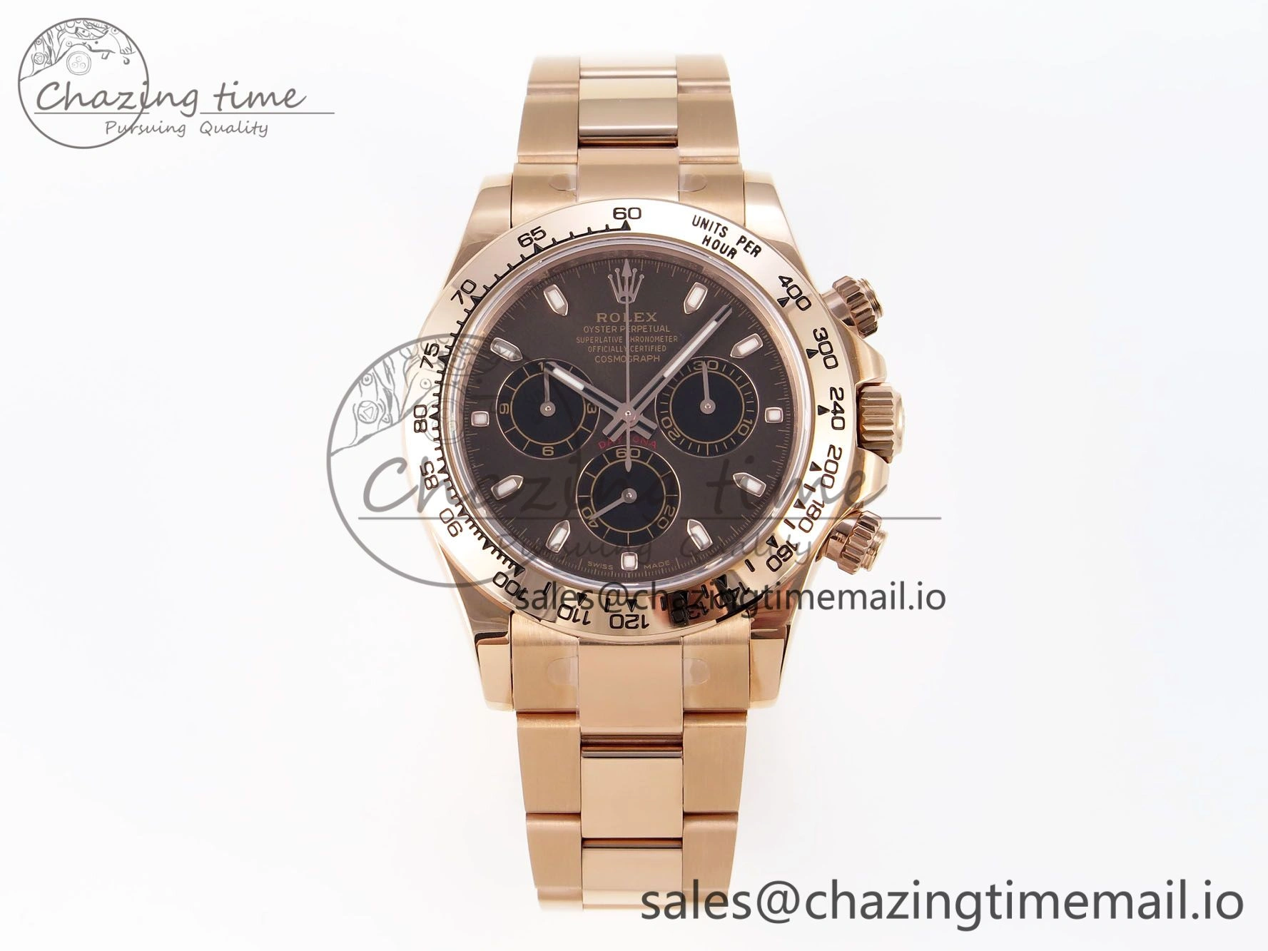 Daytona 116505 KING 1:1 Best Edition Chocolate Dial on RG Bracelet SH4130