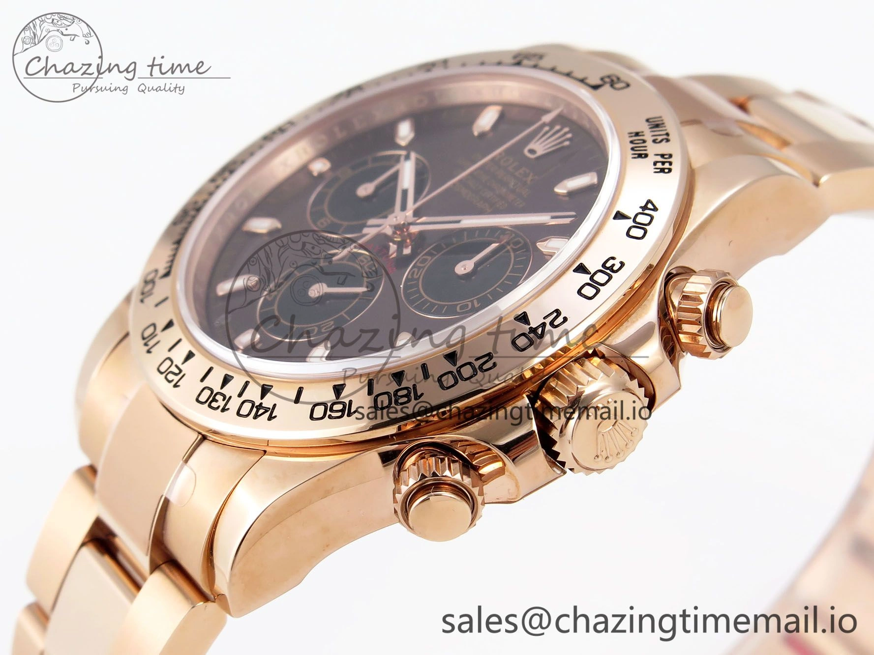 Daytona 116505 KING 1:1 Best Edition Chocolate Dial on RG Bracelet SH4130