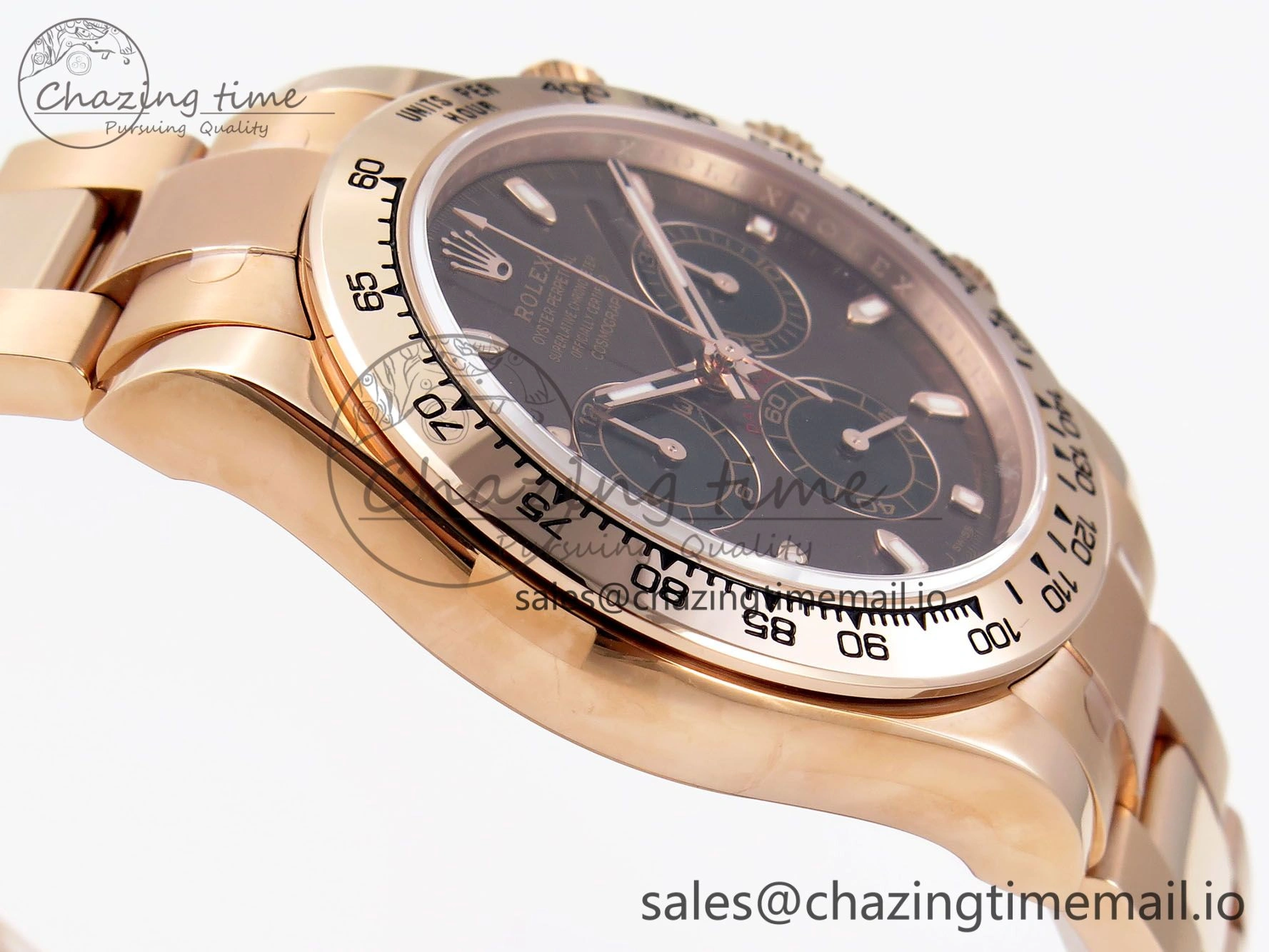 Daytona 116505 KING 1:1 Best Edition Chocolate Dial on RG Bracelet SH4130