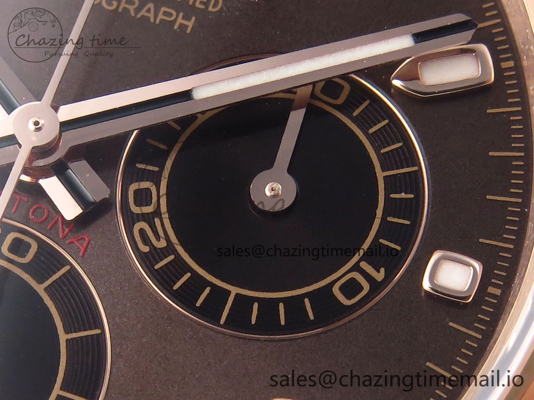 Daytona 116505 KING 1:1 Best Edition Chocolate Dial on RG Bracelet SH4130