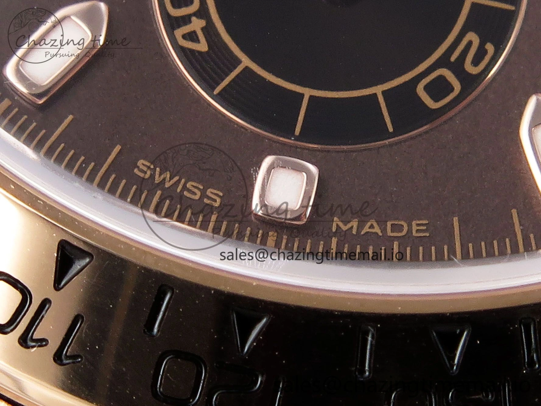 Daytona 116505 KING 1:1 Best Edition Chocolate Dial on RG Bracelet SH4130