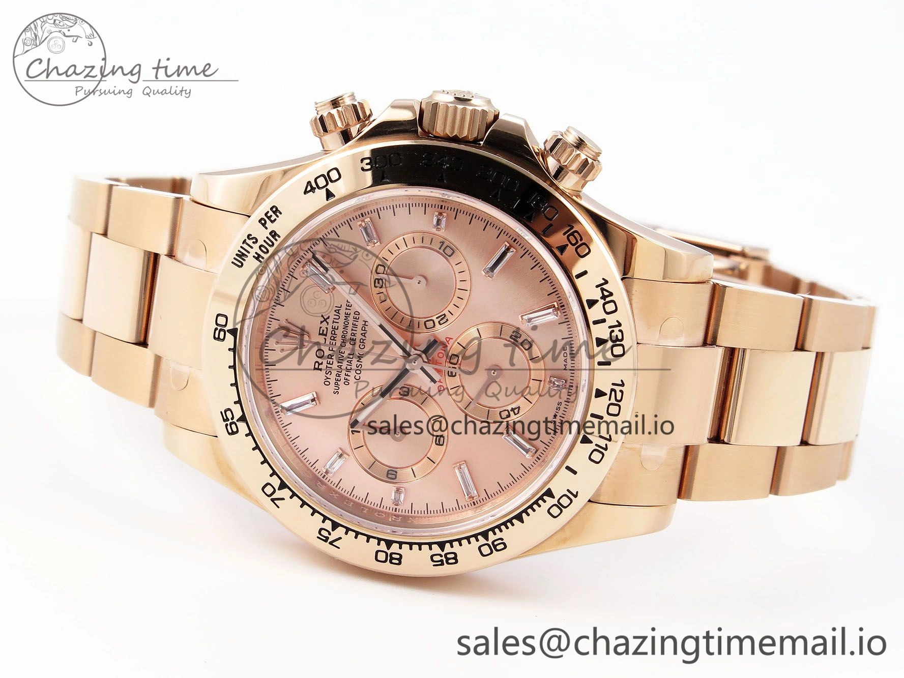 Daytona 116505 KING 1:1 Best Edition RG Crystal Dial on RG Bracelet SH4130