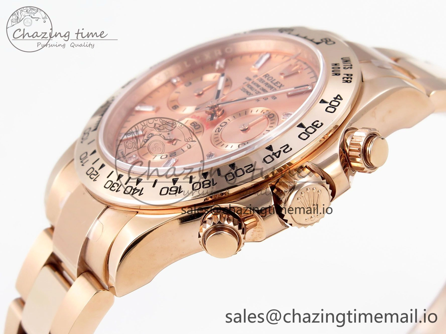 Daytona 116505 KING 1:1 Best Edition RG Crystal Dial on RG Bracelet SH4130