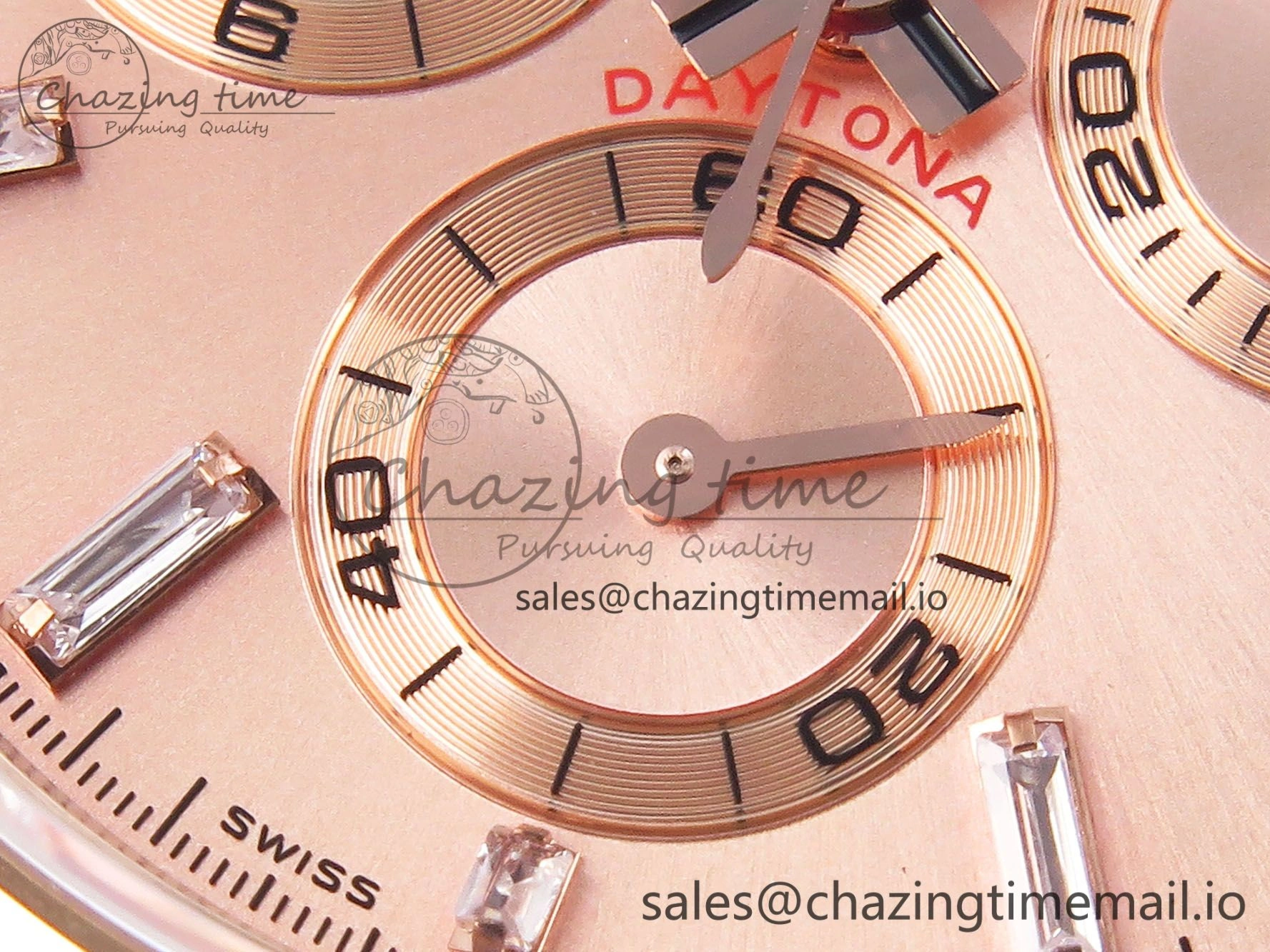 Daytona 116505 KING 1:1 Best Edition RG Crystal Dial on RG Bracelet SH4130