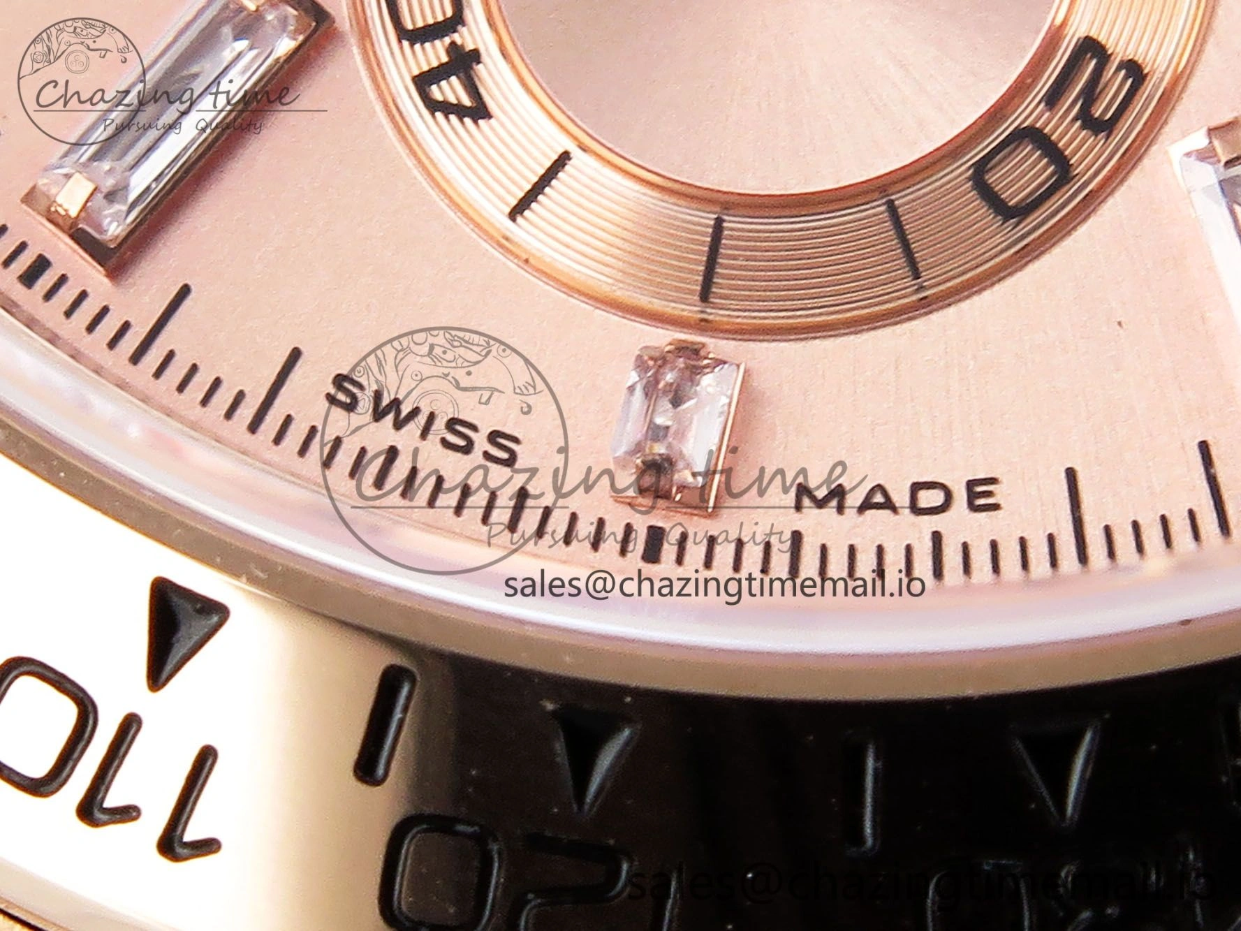 Daytona 116505 KING 1:1 Best Edition RG Crystal Dial on RG Bracelet SH4130