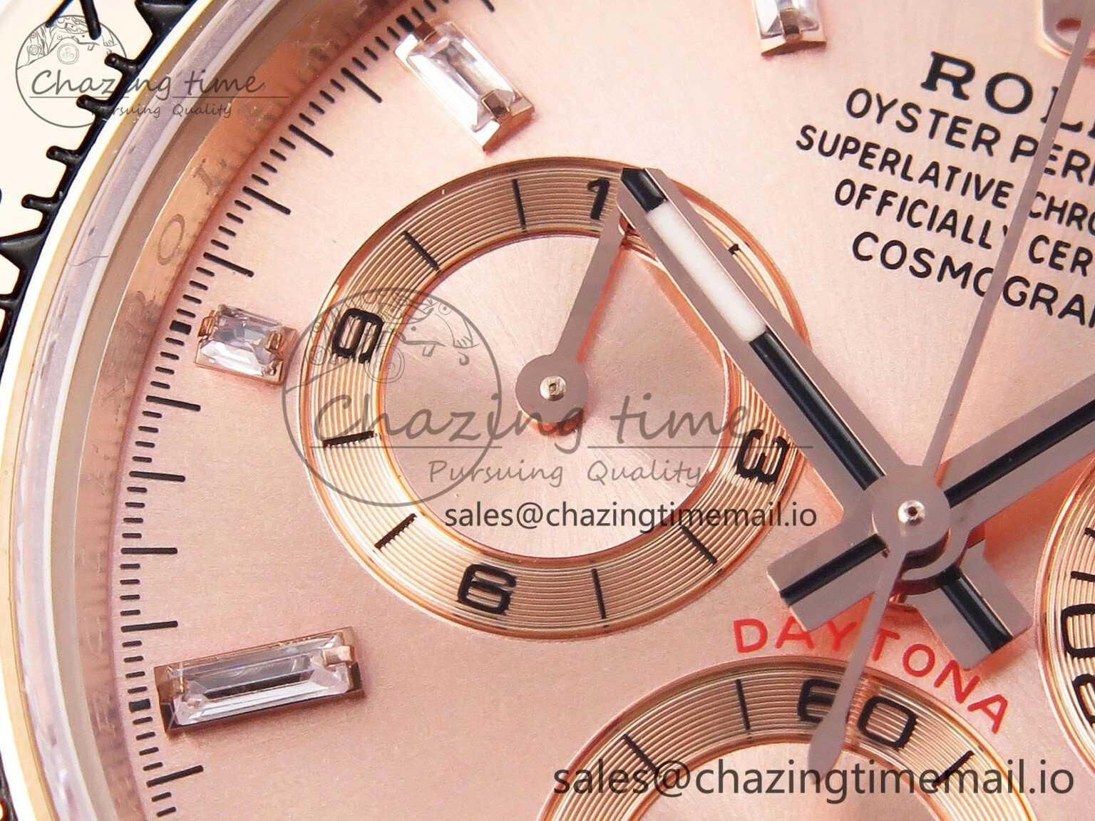 Daytona 116505 KING 1:1 Best Edition RG Crystal Dial on RG Bracelet SH4130