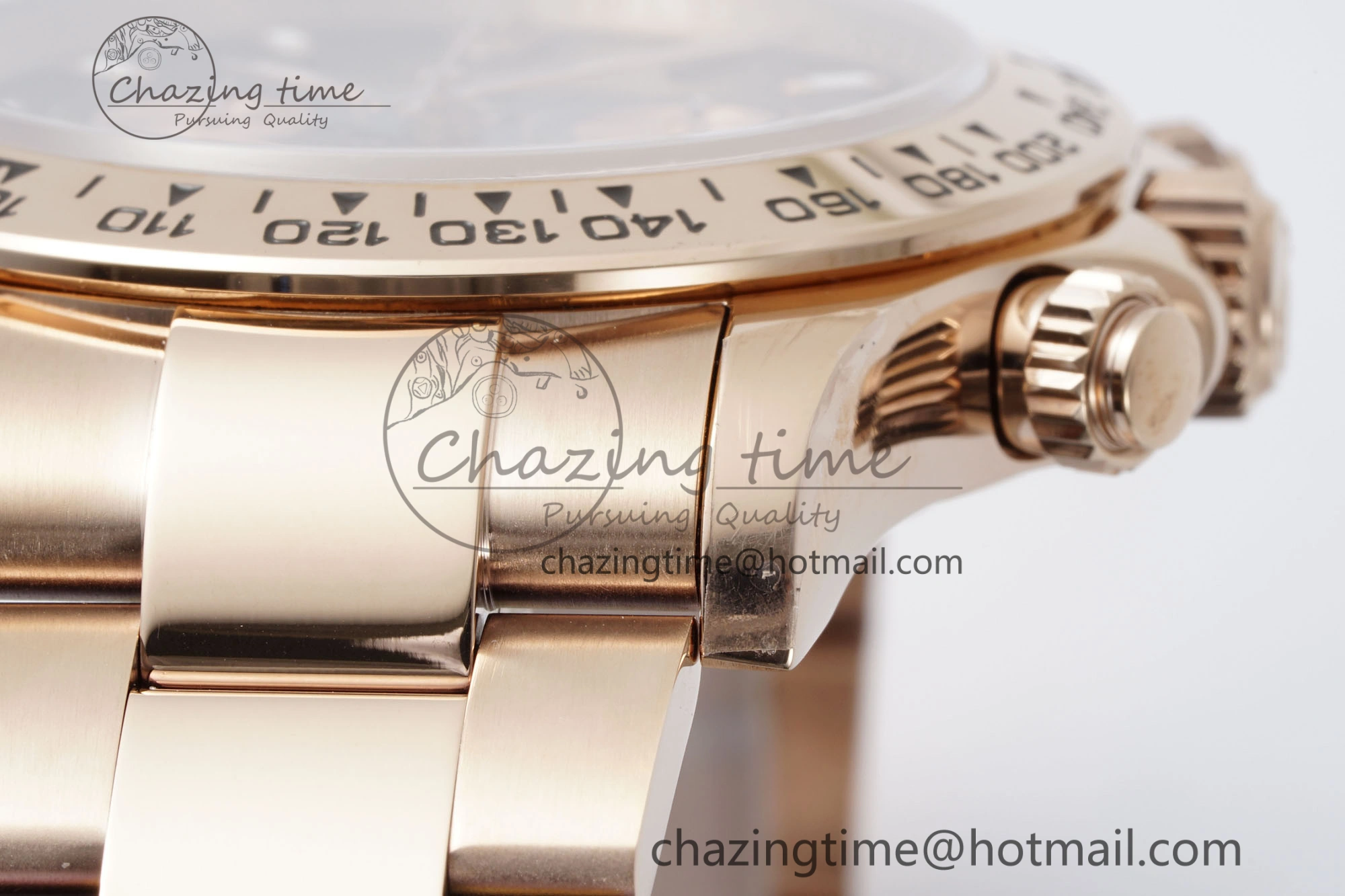 Daytona 116505 QF 1:1 Best Edition Black RG Dial on RG Bracelet SA4130 V2