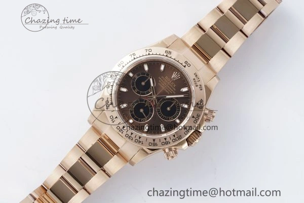 Daytona 116505 QF 1:1 Best Edition Brown Dial on RG Bracelet SA4130 V2