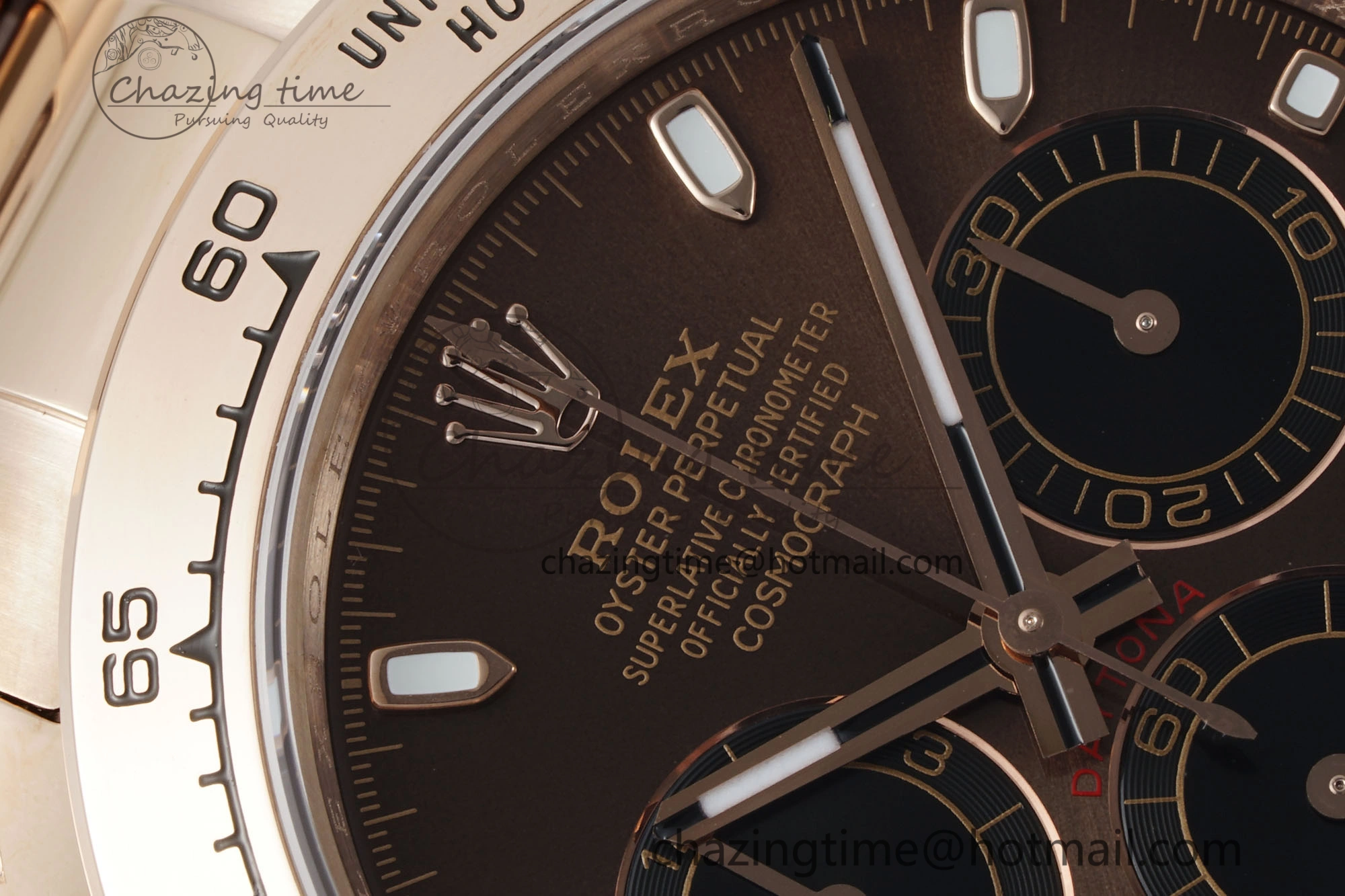 Daytona 116505 QF 1:1 Best Edition Brown Dial on RG Bracelet SA4130 V2