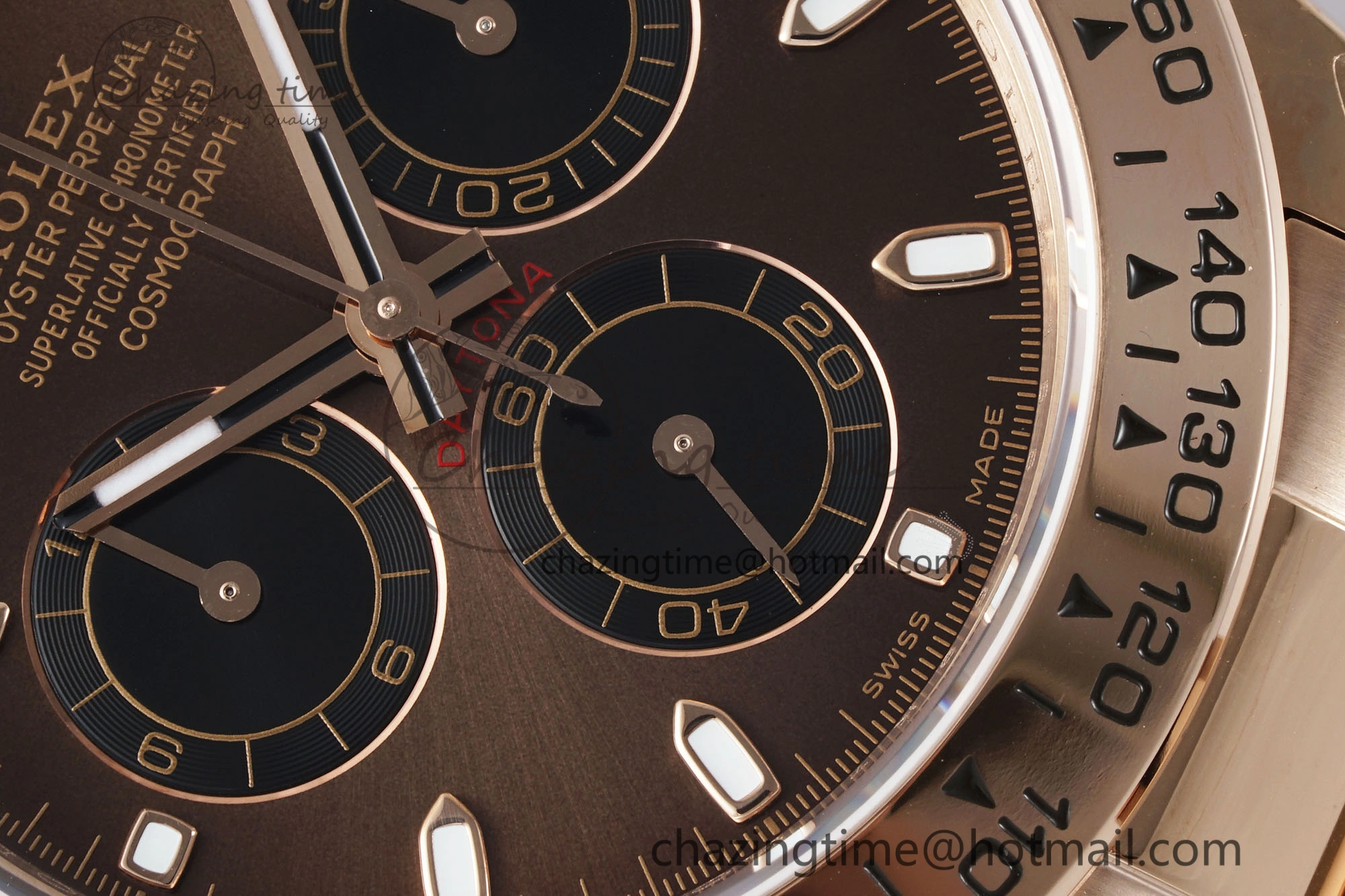 Daytona 116505 QF 1:1 Best Edition Brown Dial on RG Bracelet SA4130 V2