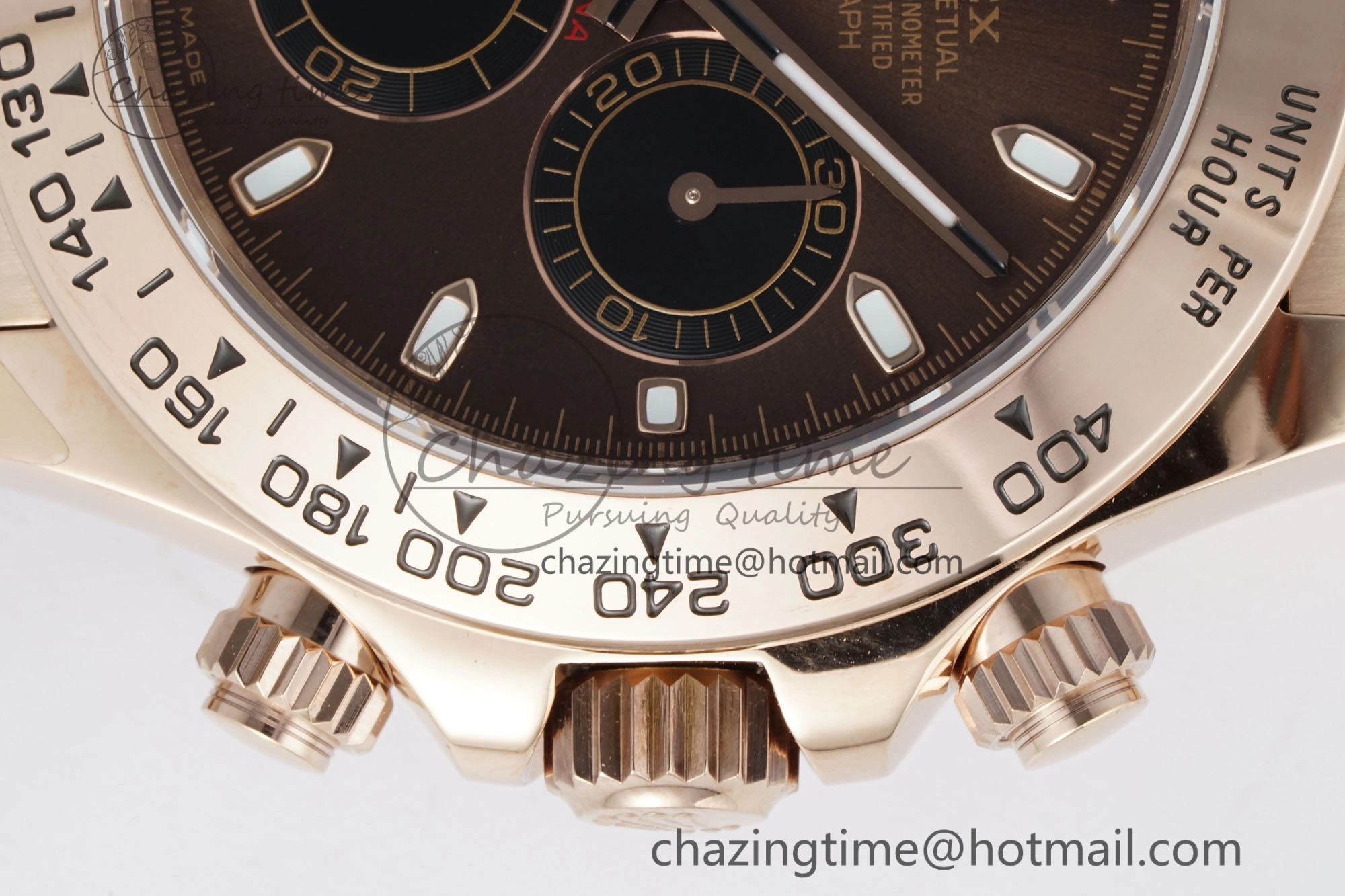 Daytona 116505 QF 1:1 Best Edition Brown Dial on RG Bracelet SA4130 V2