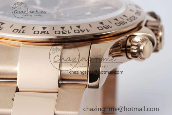 Daytona 116505 QF 1:1 Best Edition Brown Dial on RG Bracelet SA4130 V2