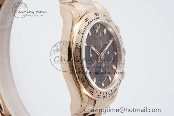 Daytona 116505 QF 1:1 Best Edition Brown Dial on RG Bracelet SA4130 V2