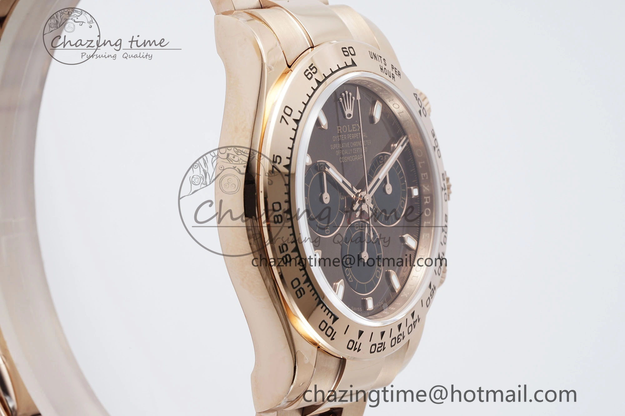 Daytona 116505 QF 1:1 Best Edition Brown Dial on RG Bracelet SA4130 V2