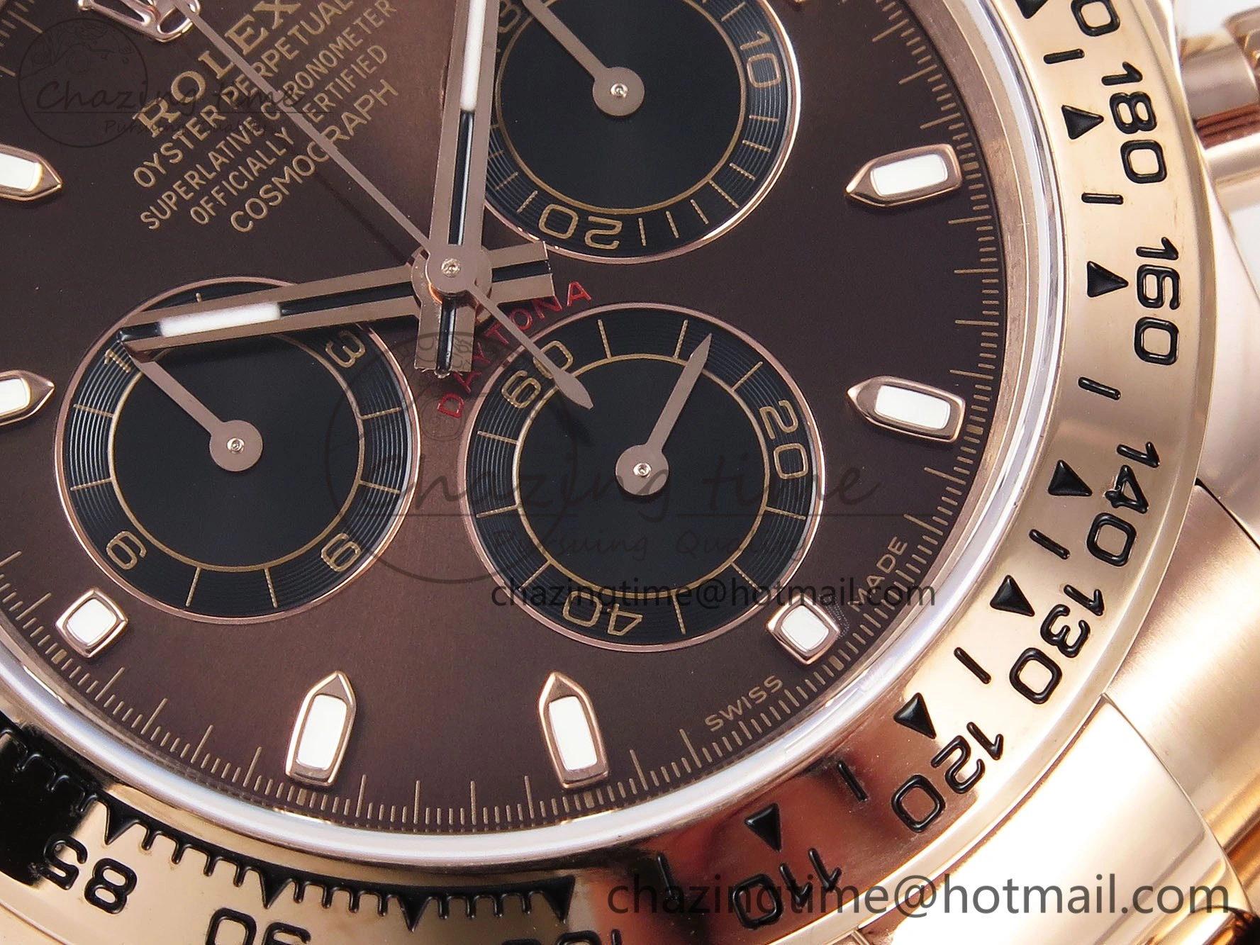Daytona 116505 QF 1:1 Best Edition Brown Dial on RG Bracelet SH4130 V3 (Gain Weight)