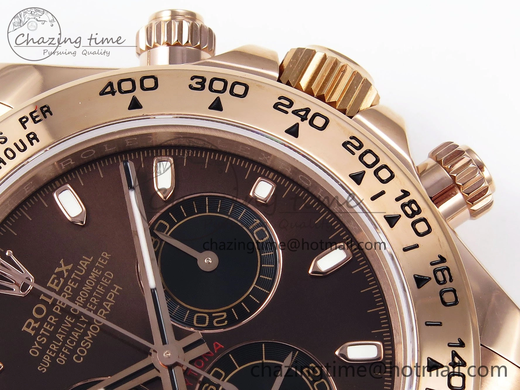 Daytona 116505 QF 1:1 Best Edition Brown Dial on RG Bracelet SH4130 V3 (Gain Weight)