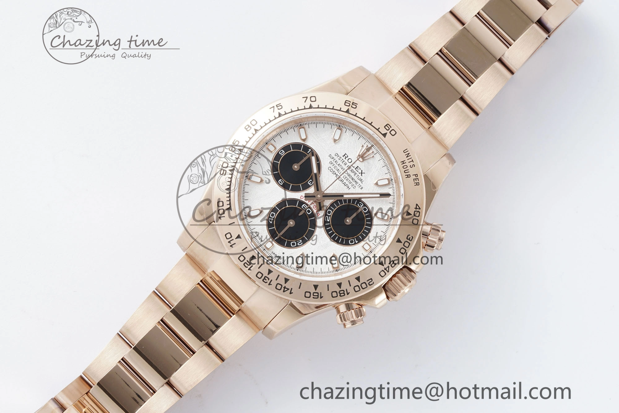 Daytona 116505 QF 1:1 Best Edition Meteorite Dial on RG Bracelet SA4130 V2