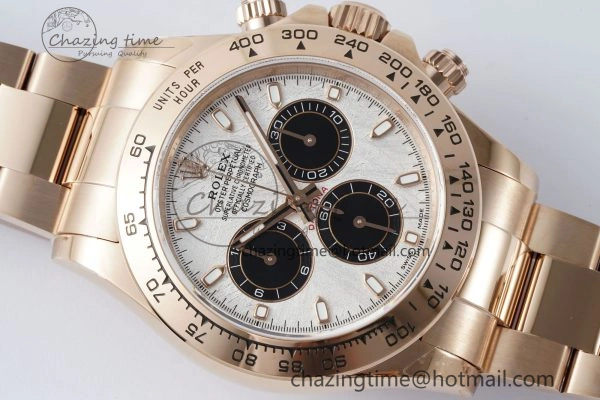 Daytona 116505 QF 1:1 Best Edition Meteorite Dial on RG Bracelet SA4130 V2