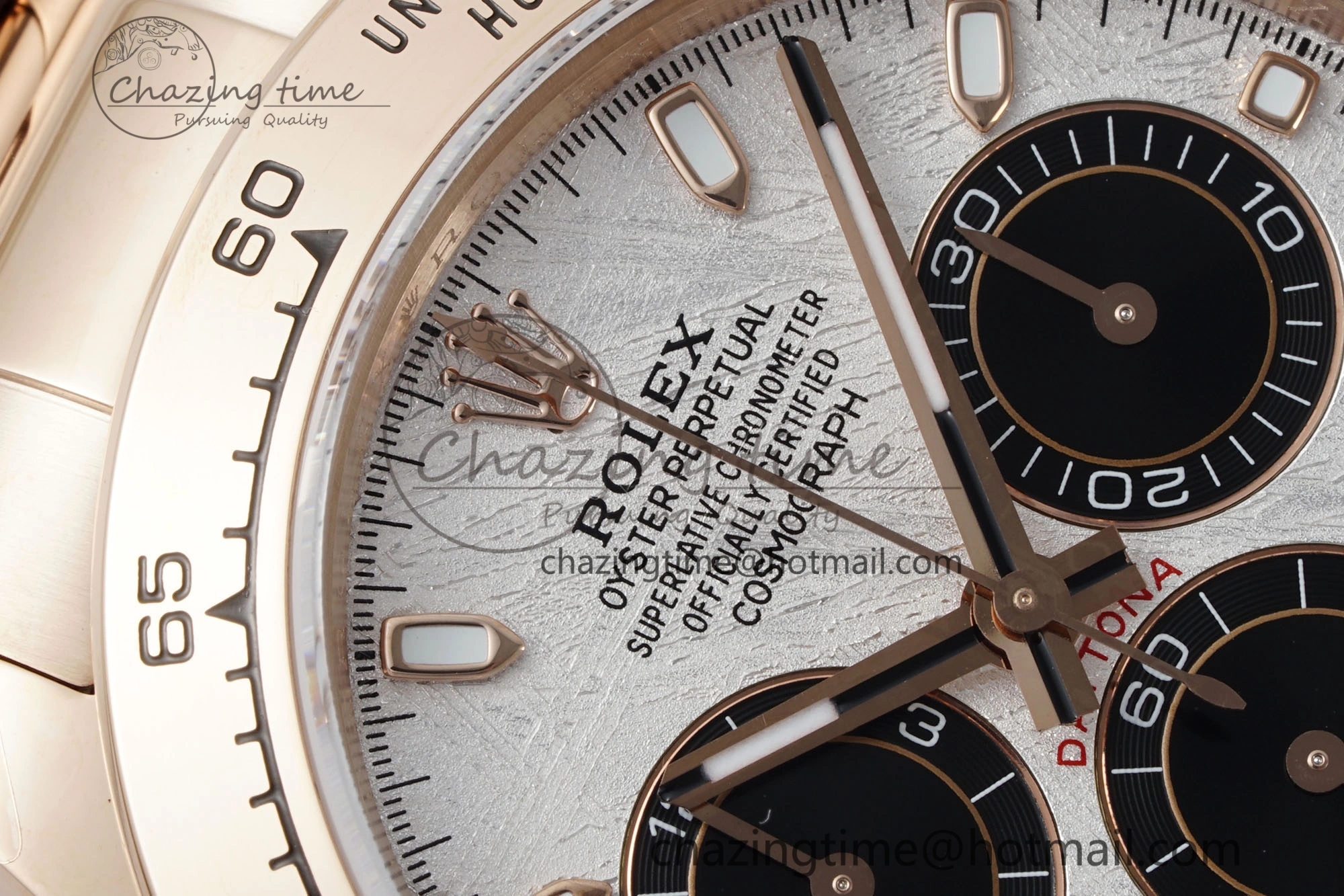 Daytona 116505 QF 1:1 Best Edition Meteorite Dial on RG Bracelet SA4130 V2