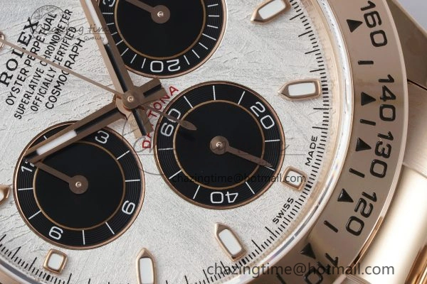 Daytona 116505 QF 1:1 Best Edition Meteorite Dial on RG Bracelet SA4130 V2