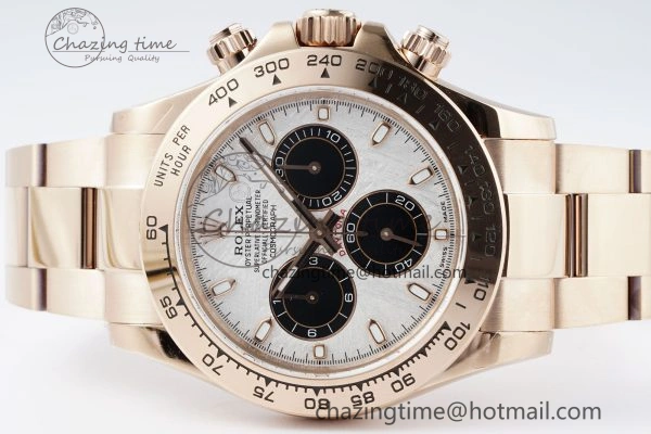 Daytona 116505 QF 1:1 Best Edition Meteorite Dial on RG Bracelet SA4130 V2