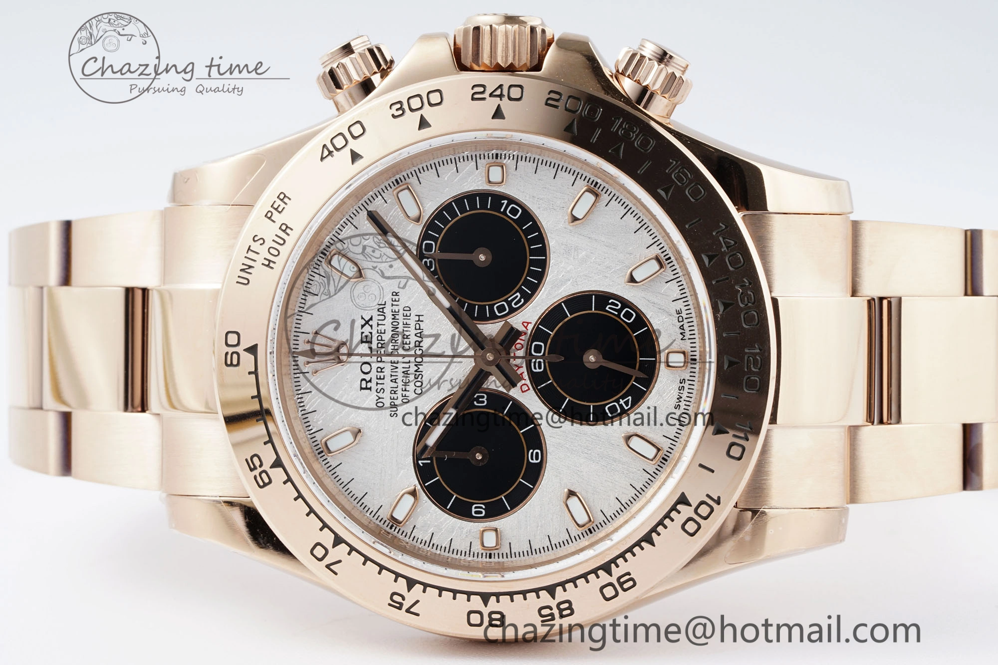 Daytona 116505 QF 1:1 Best Edition Meteorite Dial on RG Bracelet SA4130 V2