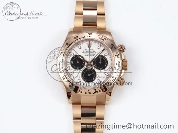 Daytona 116505 QF 1:1 Best Edition Meteorite Dial on RG Bracelet SH4130 V3 (Gain Weight)