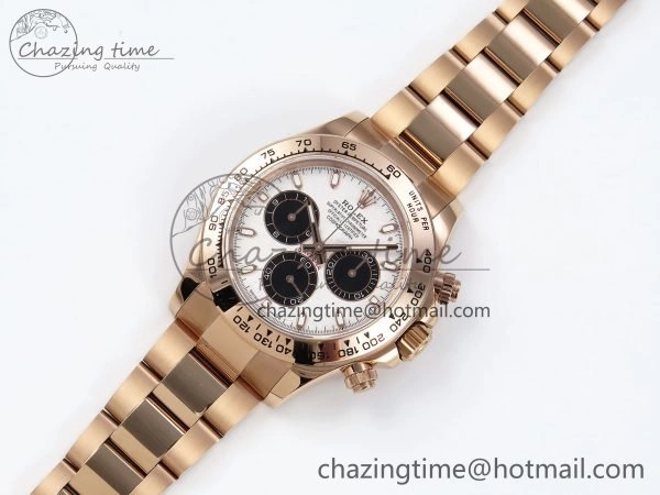 Daytona 116505 QF 1:1 Best Edition Meteorite Dial on RG Bracelet SH4130 V3 (Gain Weight)