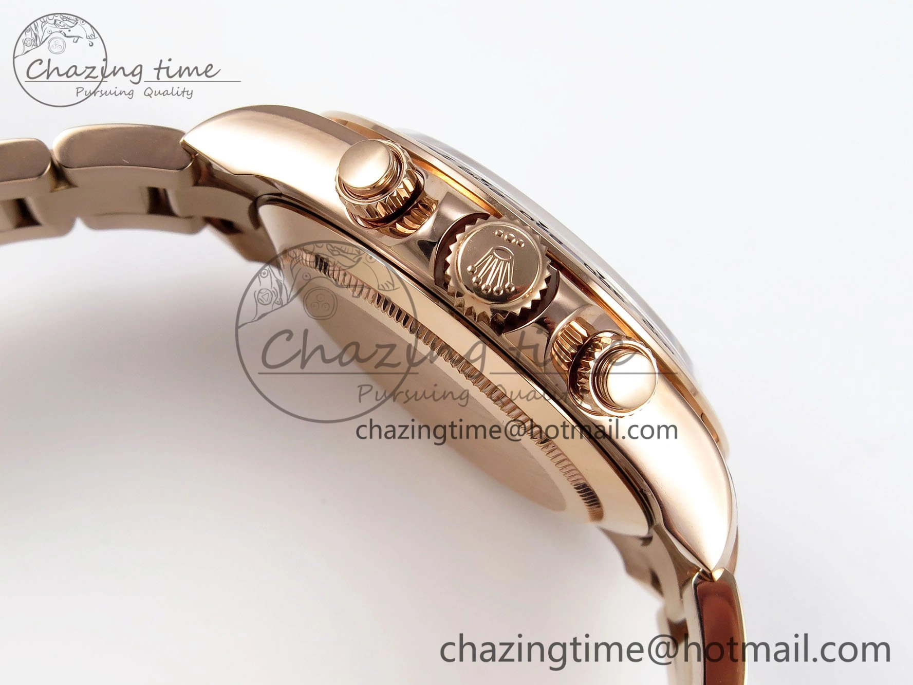 Daytona 116505 QF 1:1 Best Edition Meteorite Dial on RG Bracelet SH4130 V3 (Gain Weight)