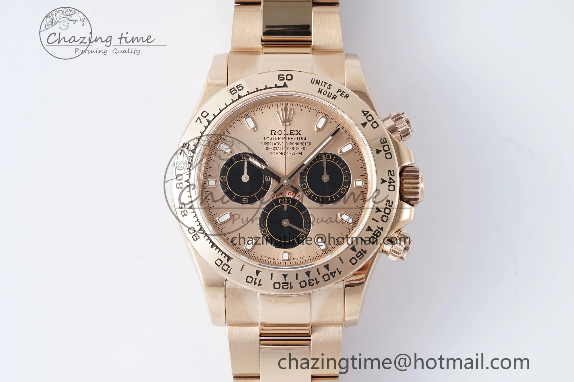 Daytona 116505 QF 1:1 Best Edition RG Dial on RG Bracelet SA4130 V2
